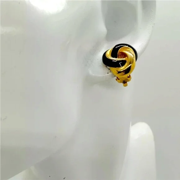 Givenchy Earrings Vintage Gold - Picture 1 of 3